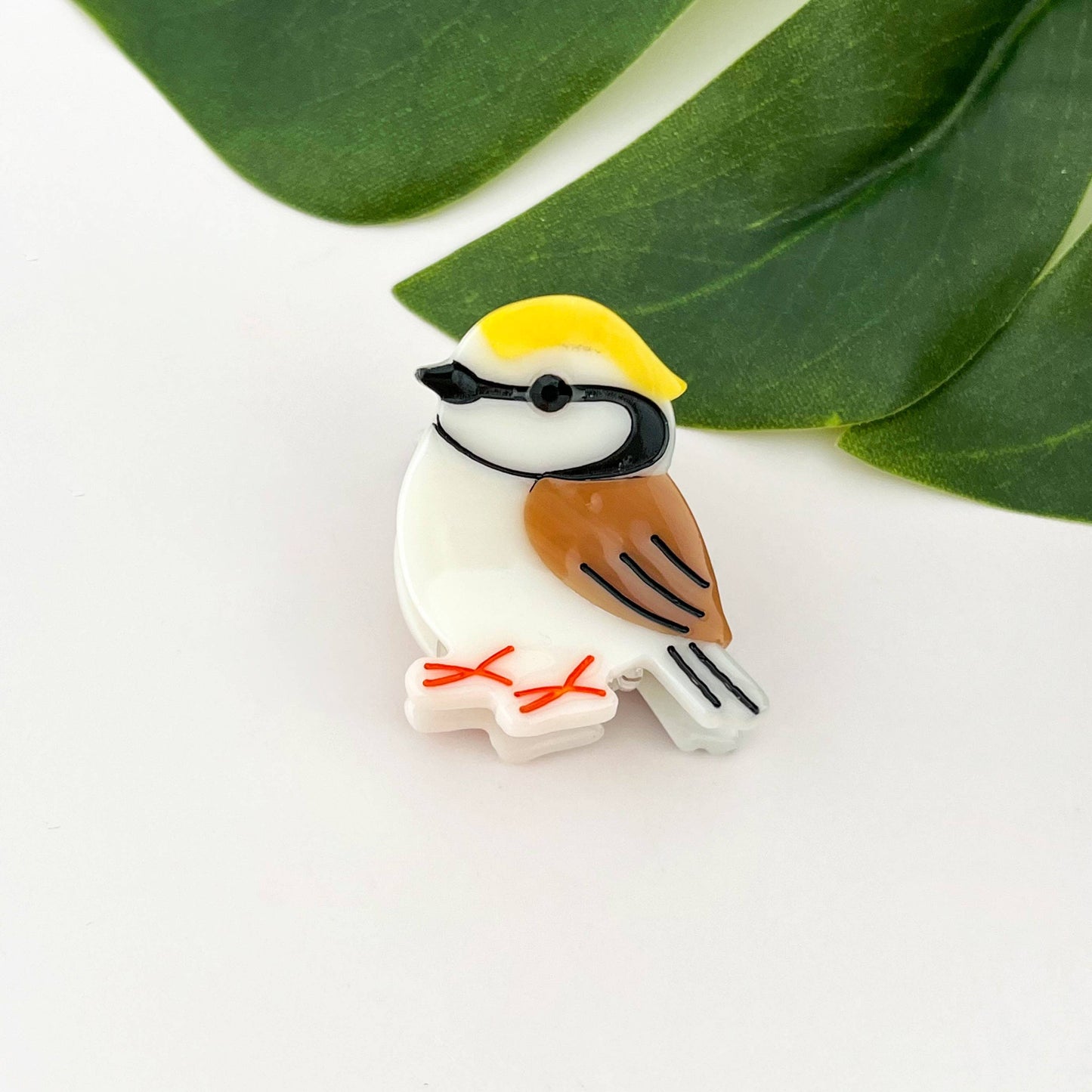Cute Mini Bird Hair Claw Clip, Acetate Hair Accessories