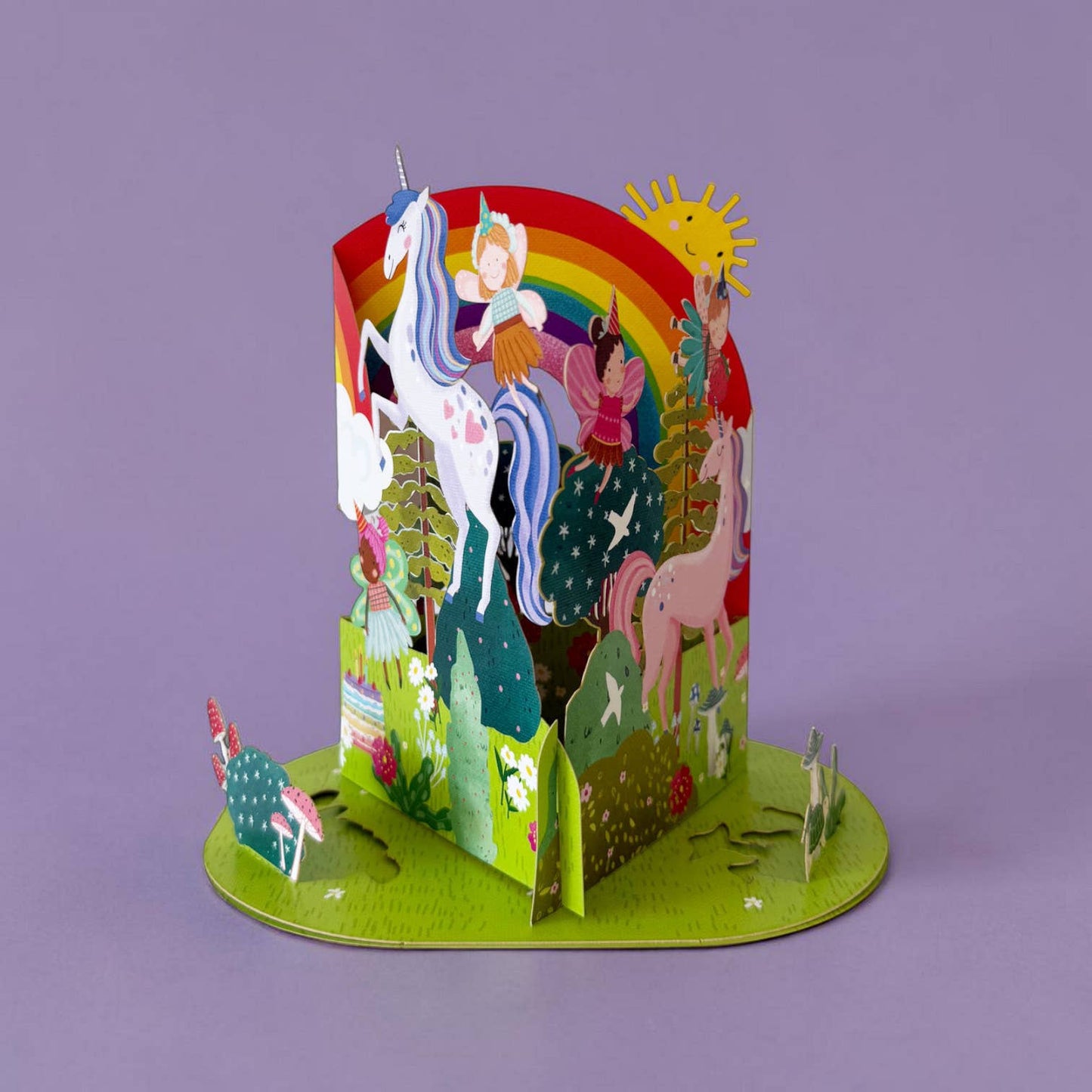 Unicorn Fantasy Message in a Bottle Card
