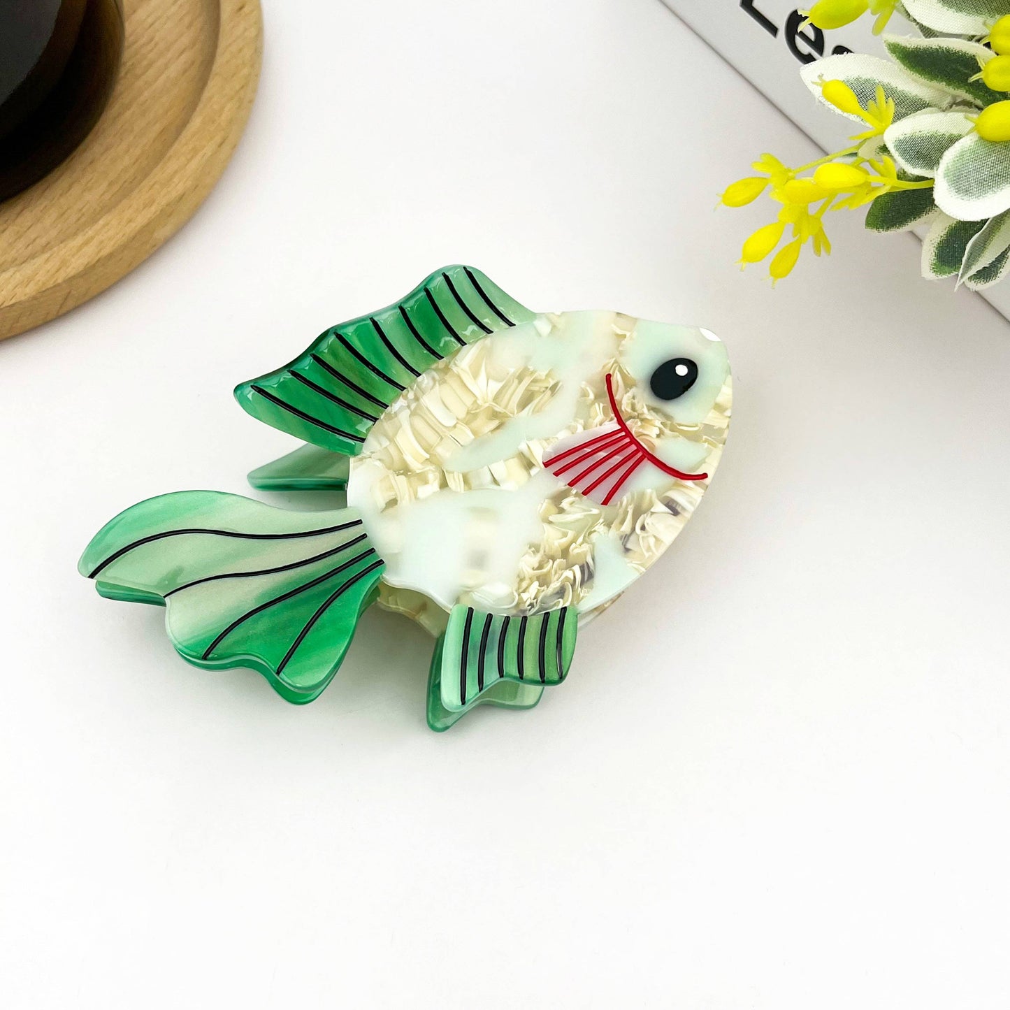 Cute Fish Acetate Hair Claw Clip, Ocean Hair Accessory