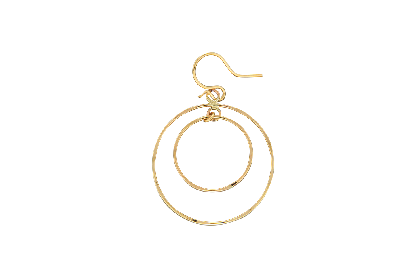 Double Circle Link Earring