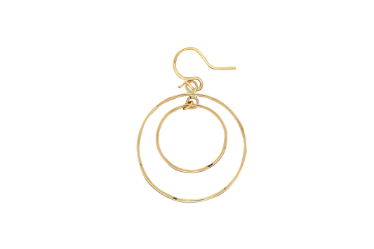 Double Circle Link Earring