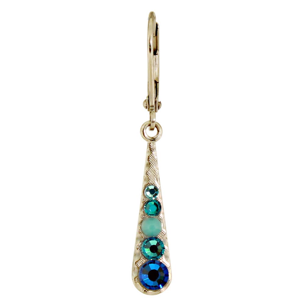 Multi Crystal Teardrop Earring