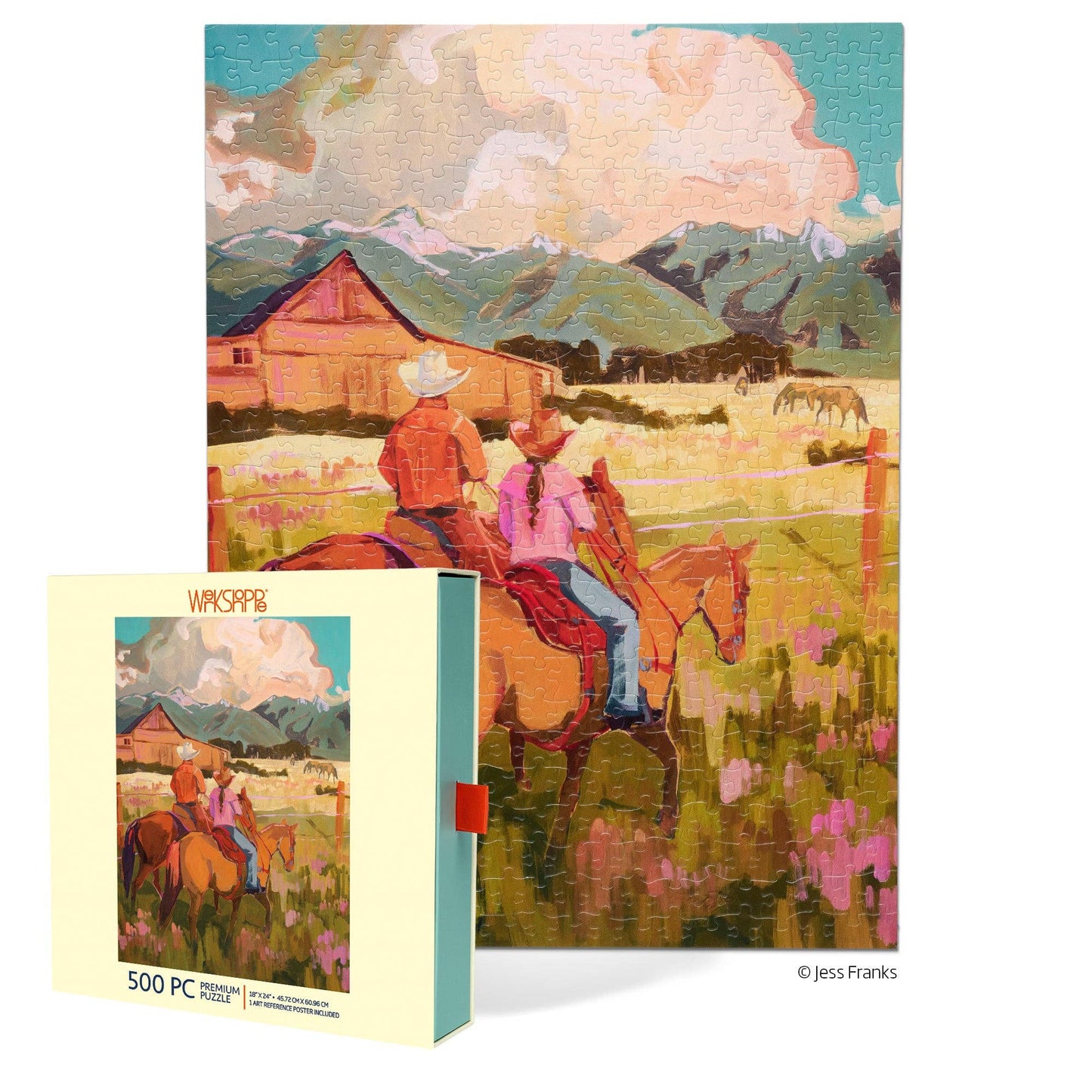 Saddle Up 500 Piece Puzzle Gift for Horse Lover