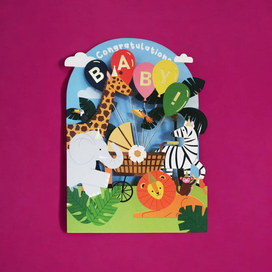 Baby Message in a Bottle Card