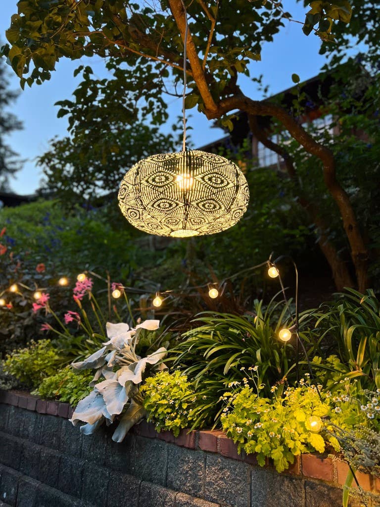 Stella Nova Outdoor Pendent Light - Starbeam 20" Evergreen