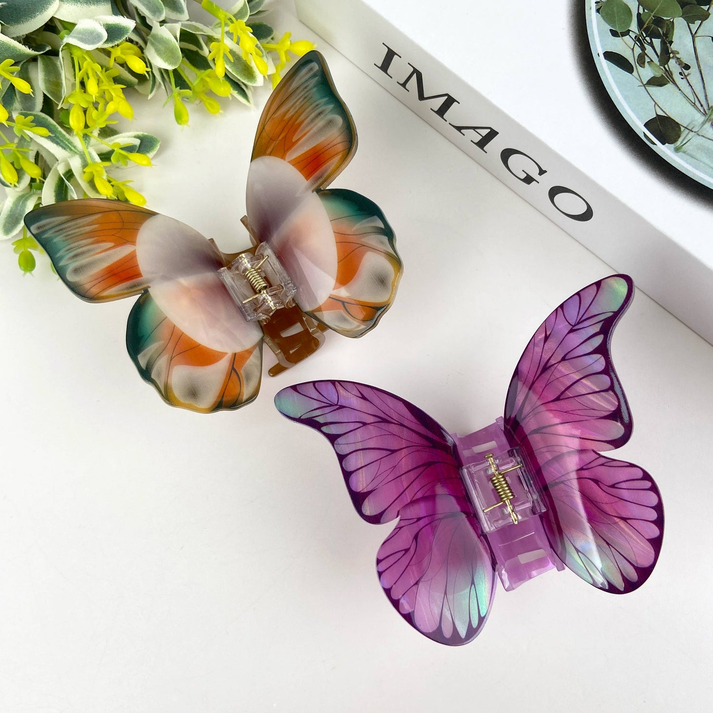Colorful Butterfly Hair Clips