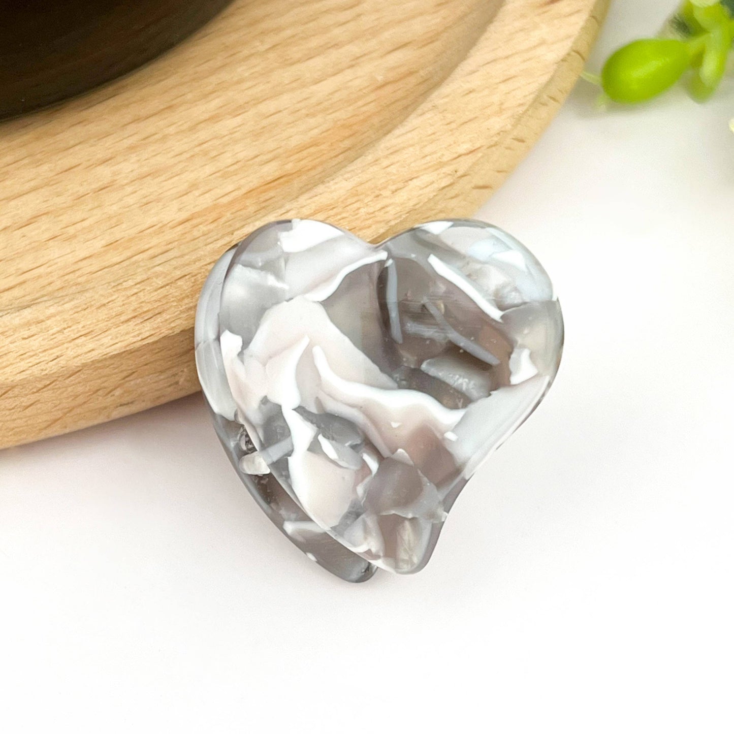 Cute Mini Heart Acetate Claw Clip, Valentine's Day Hair Clip