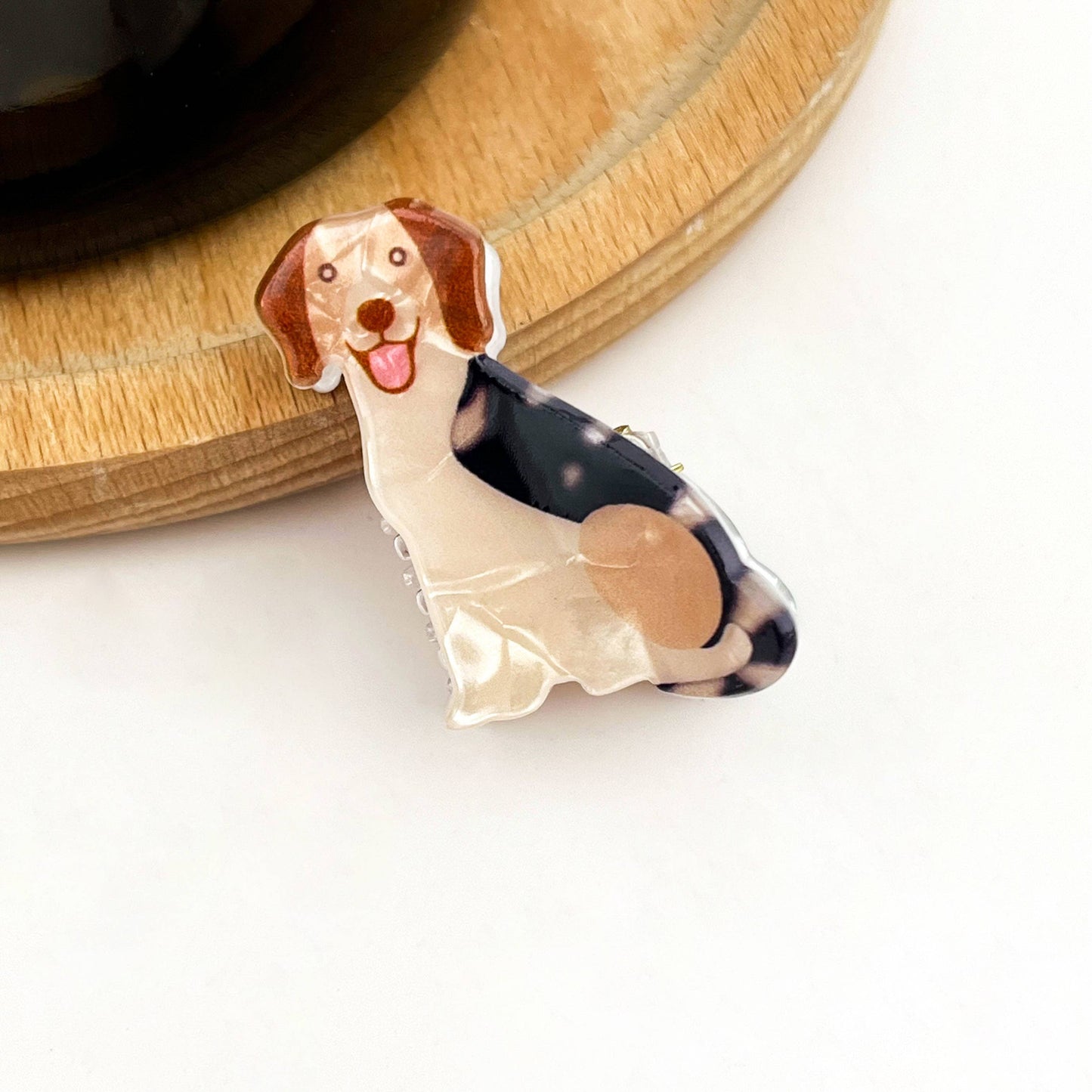 Mini Dog Series Hair Claw Clip