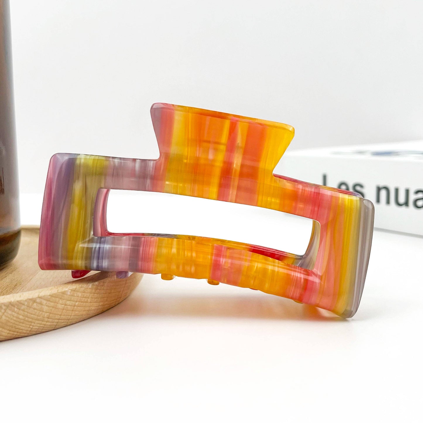 Rectangular Acetate Hair Claw