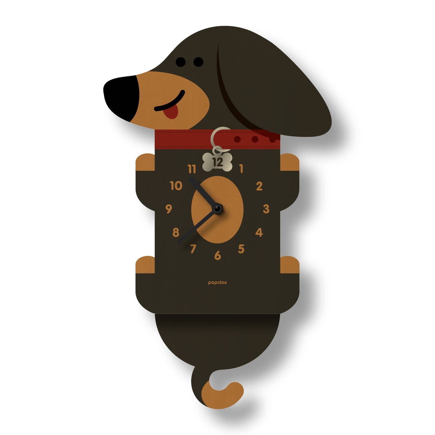 Wiener Dog  Pendulum Clock - Wood