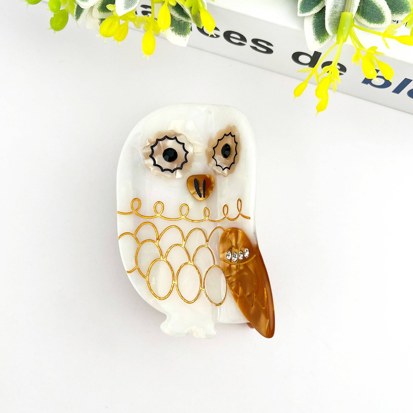 Owl Claw Clip, Large & Mini Hair Clip