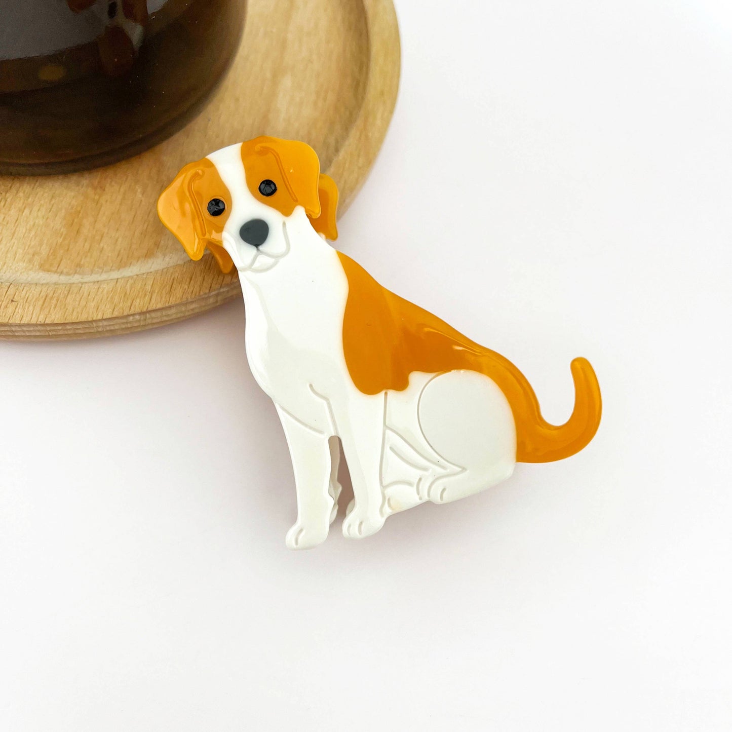 Cute Puppy Hair Claw Clip, Animal Dog Hair Clip
