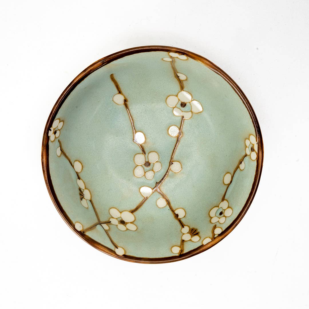 Soushun Sakura 10oz 4.5"Dia x 2.5"H Porcelain Rice Bowl