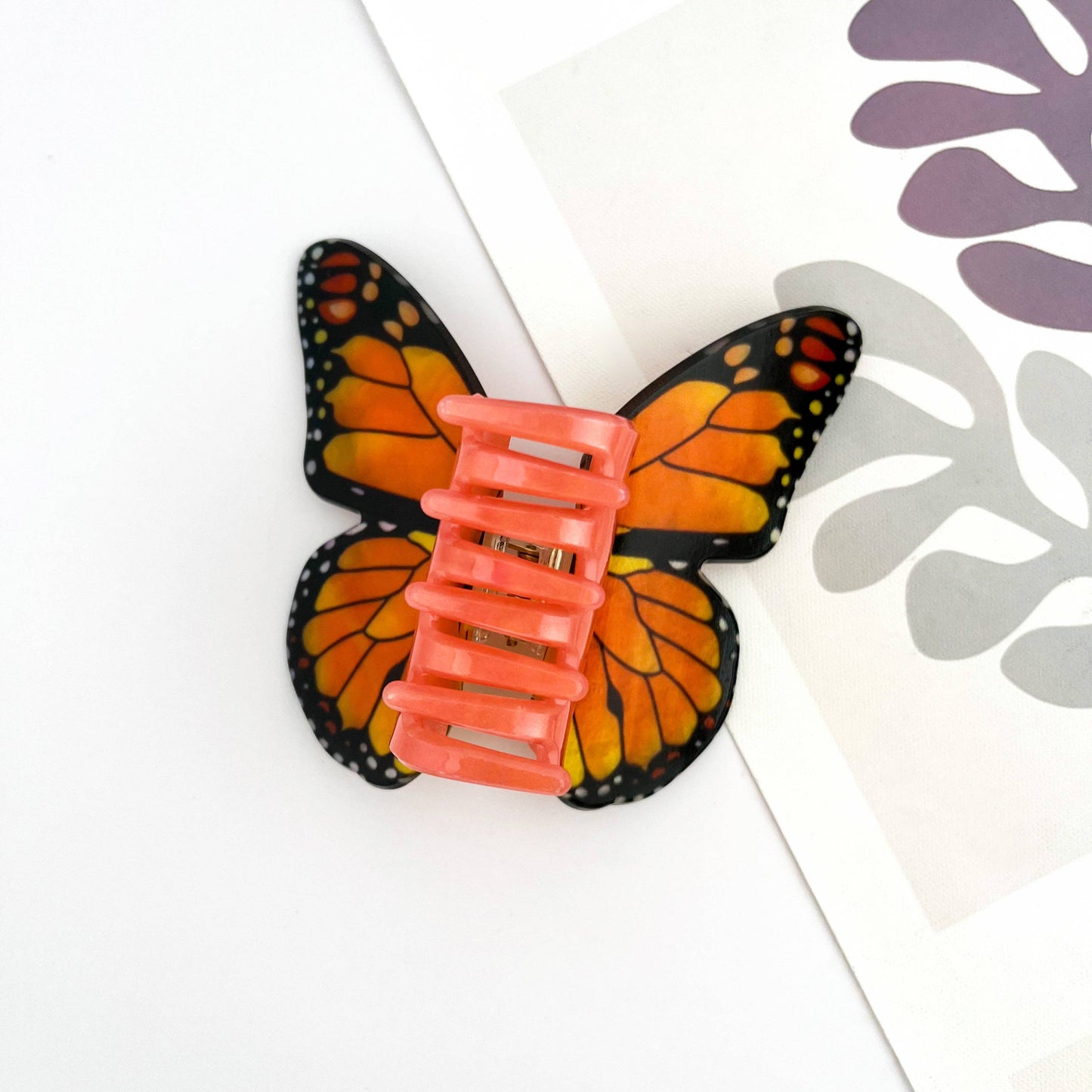 Acetate Large Butterfly Hair Clip