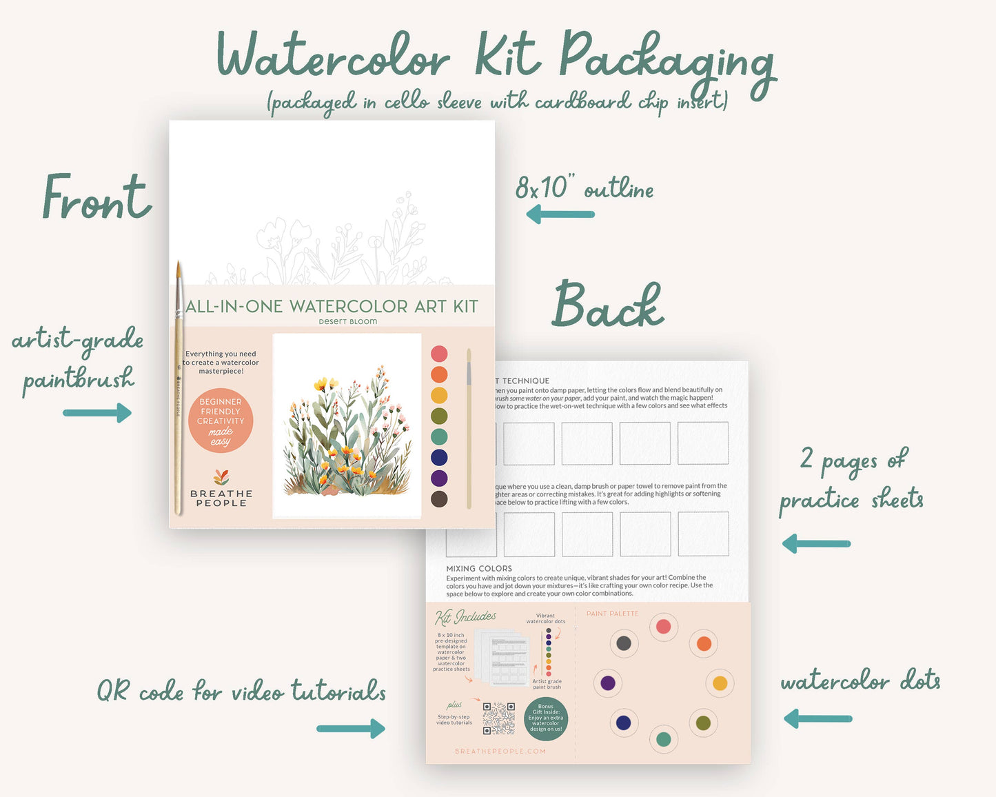 All-in-One Watercolor Paint Set- Her Own Voice