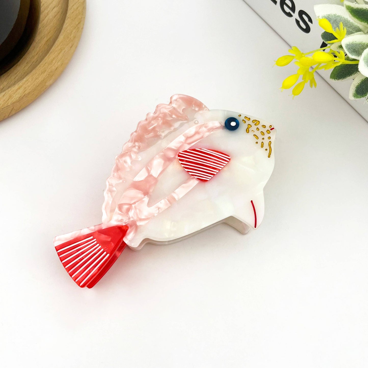Cute Fish Acetate Hair Claw Clip, Ocean Hair Accessory