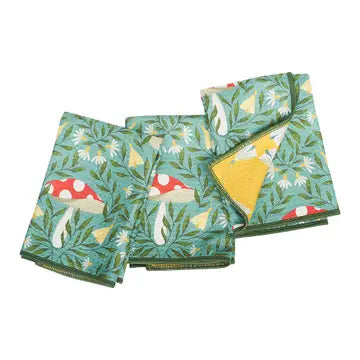 Set of 3 Mini Towel Reversible