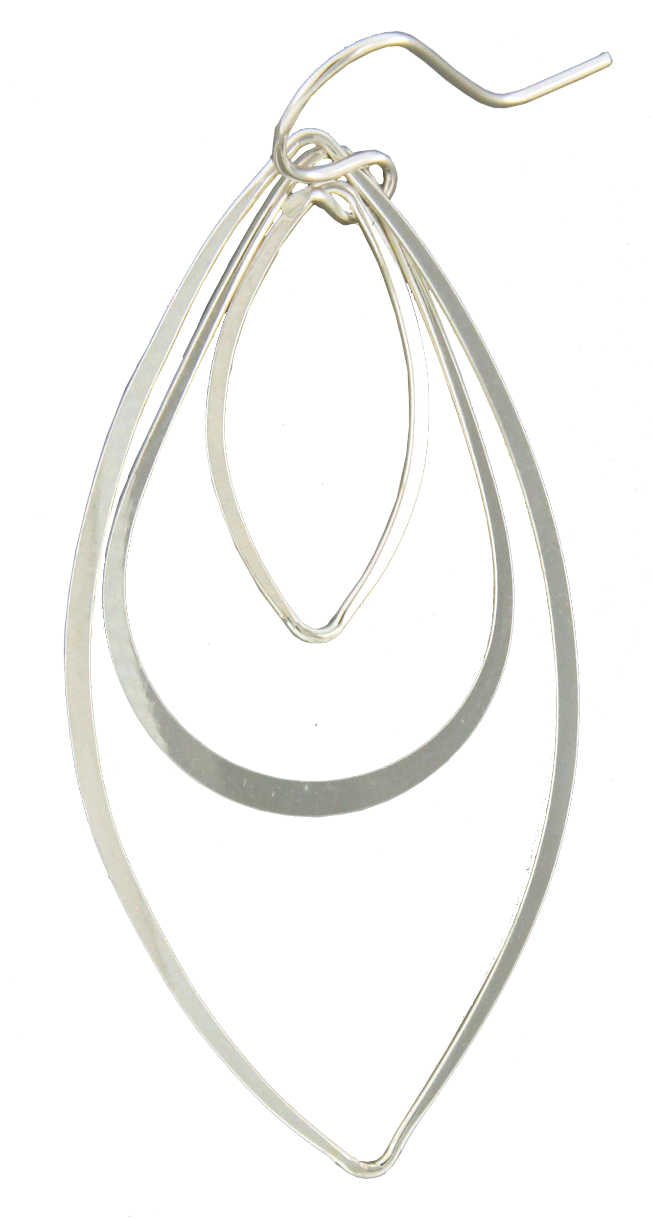 Triple Shape Dangle Earring