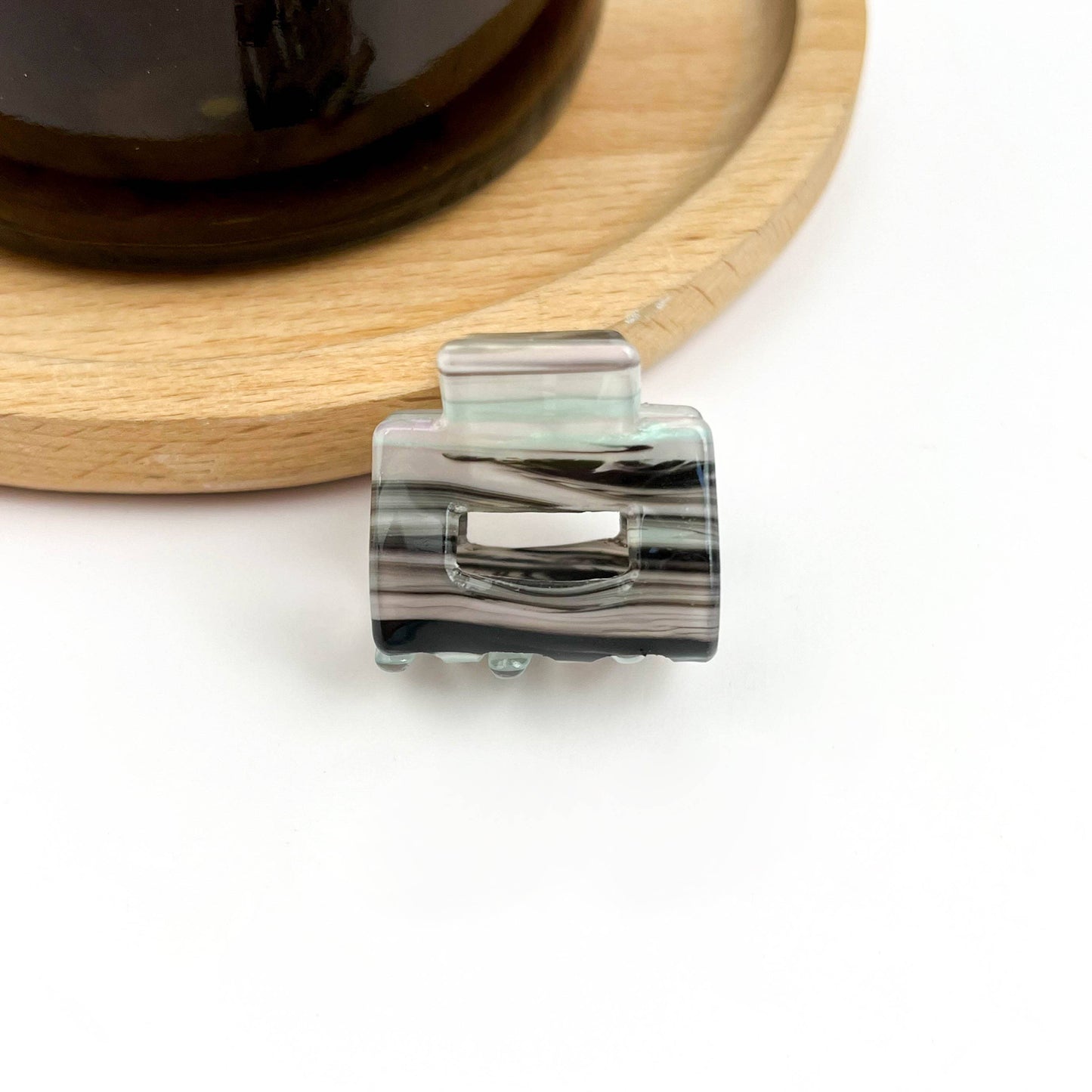 0.9'' Mini Square Hair Claw Clip