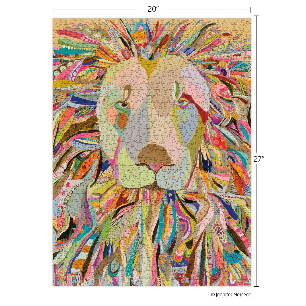 Majestic Lion 1000 Piece Jigsaw Puzzle