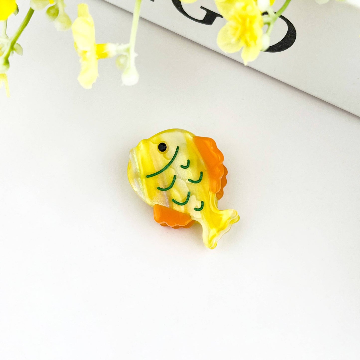 Ocean Fish/Whale Mini Claw Hair Clip