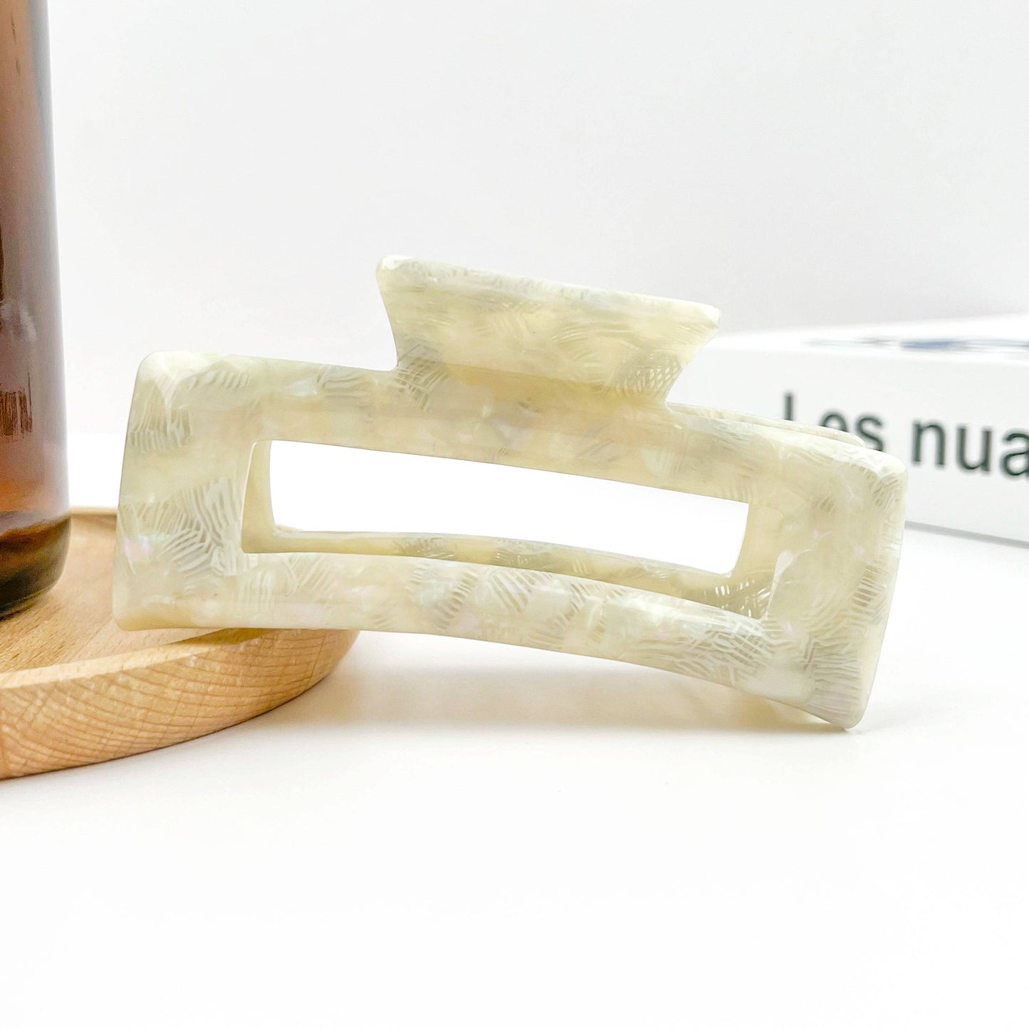 Rectangular Acetate Hair Claw