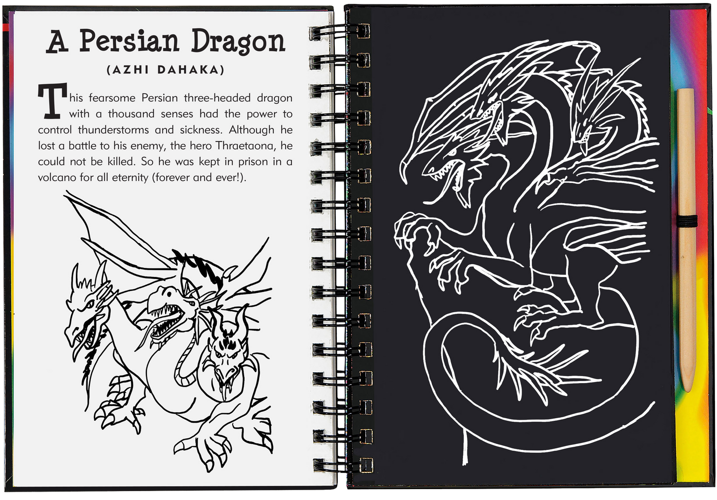 Dragons & Mythical Creatures Scratch and Sketch
