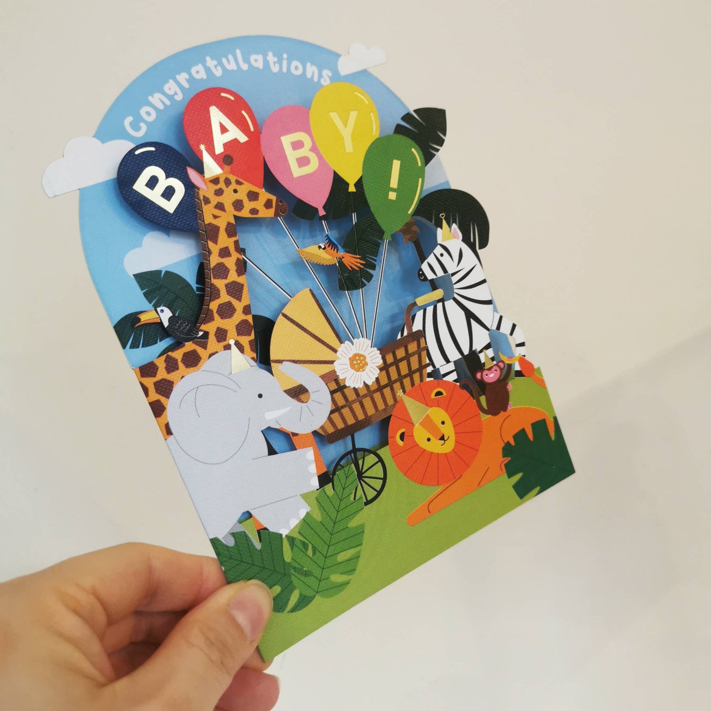 Baby Message in a Bottle Card
