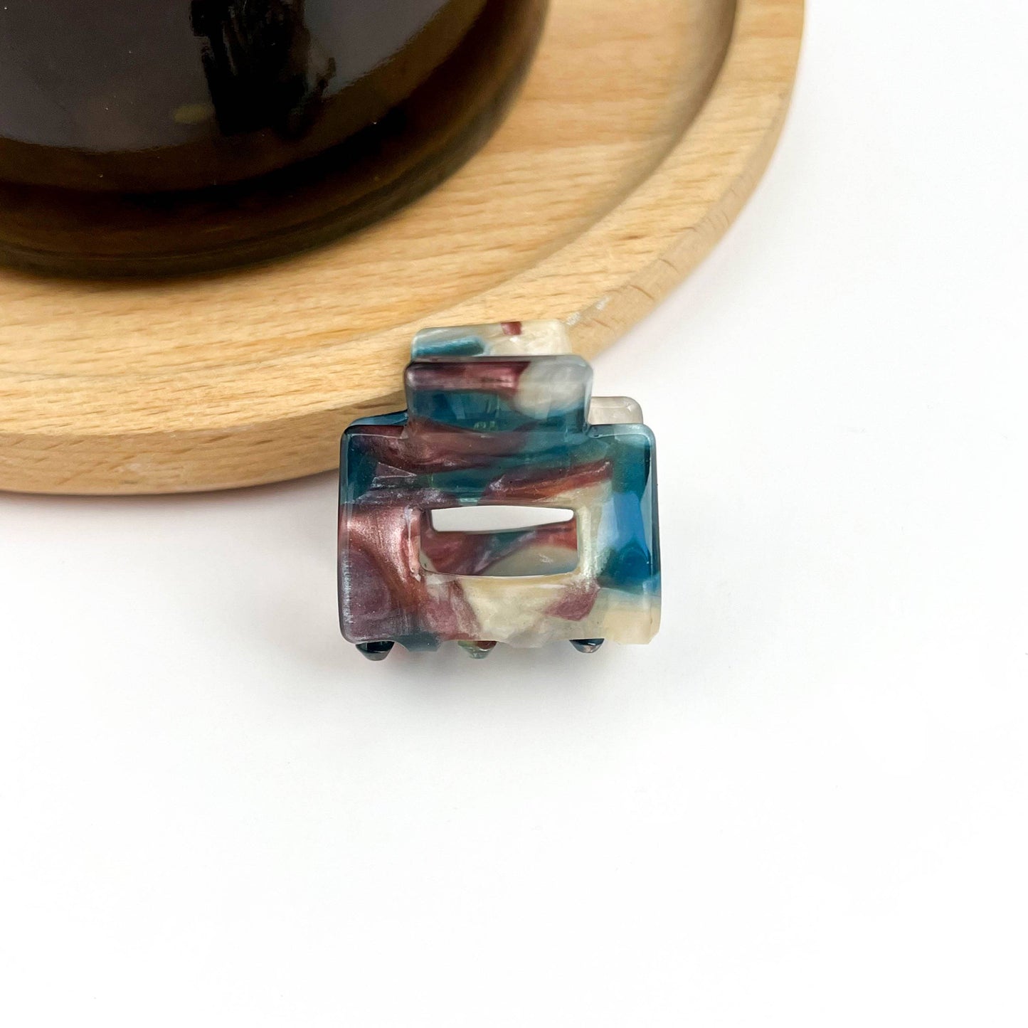0.9'' Mini Square Hair Claw Clip