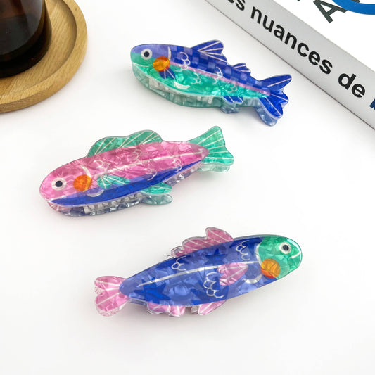 Cute Sardine Hair Claw Clip