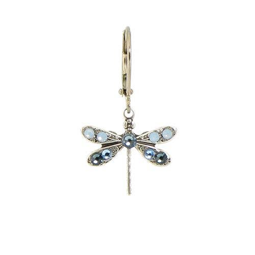 Crystal Dragonfly Earring
