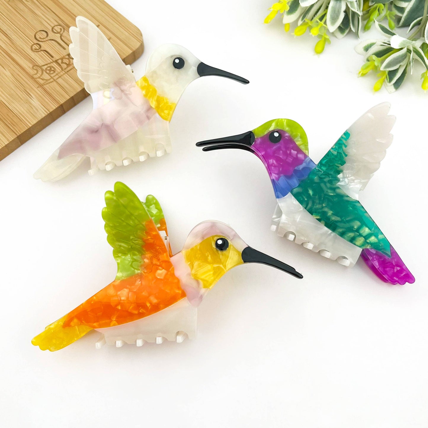 Hummingbird Hair Claw Bird Hair Clip