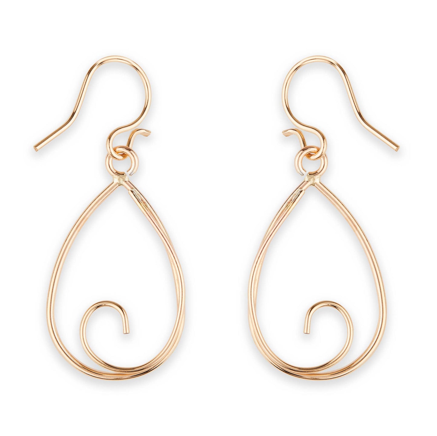 Scroll Dangle Earring