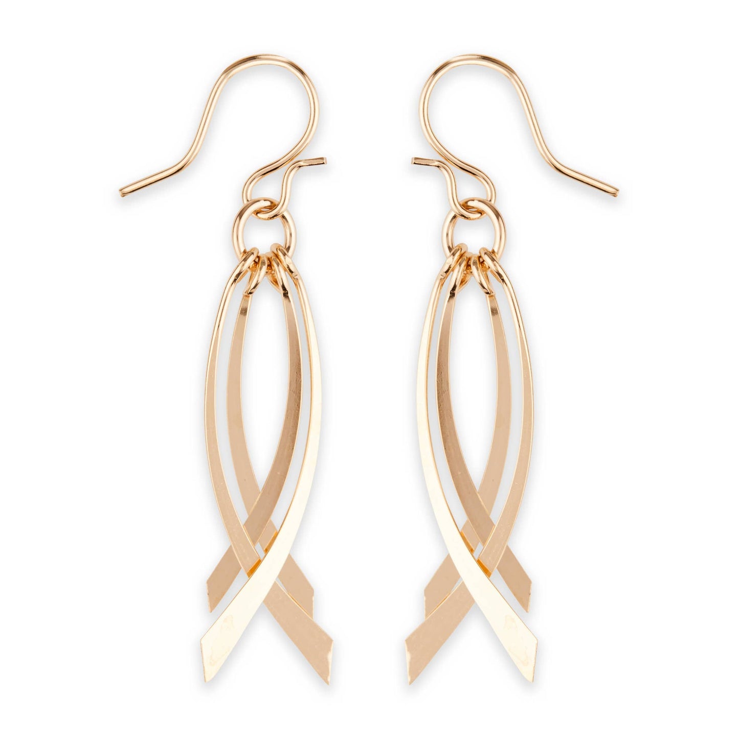 Criss Cross Dangle Earring