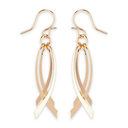 Criss Cross Dangle Earring