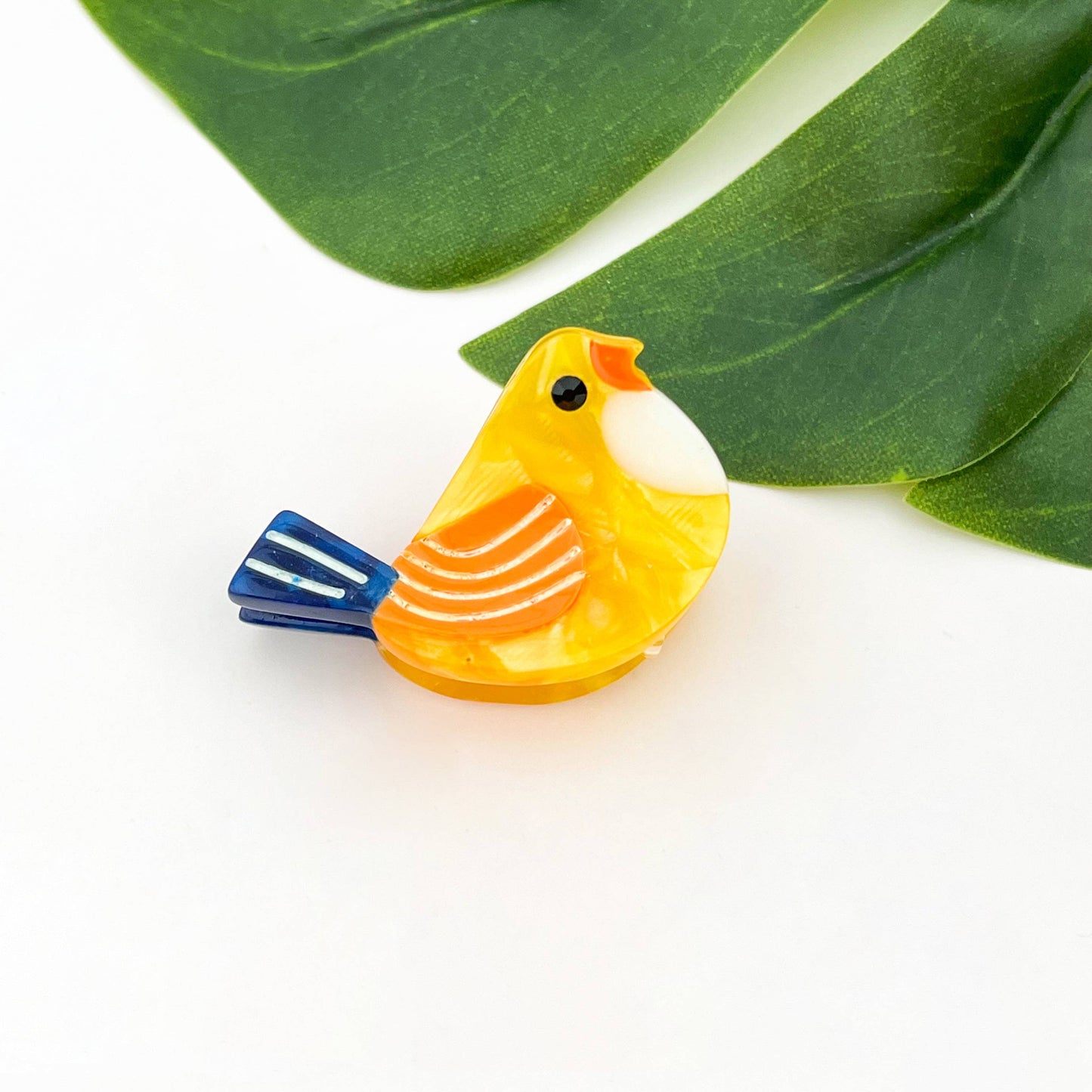Cute Mini Bird Hair Claw Clip, Acetate Hair Accessories