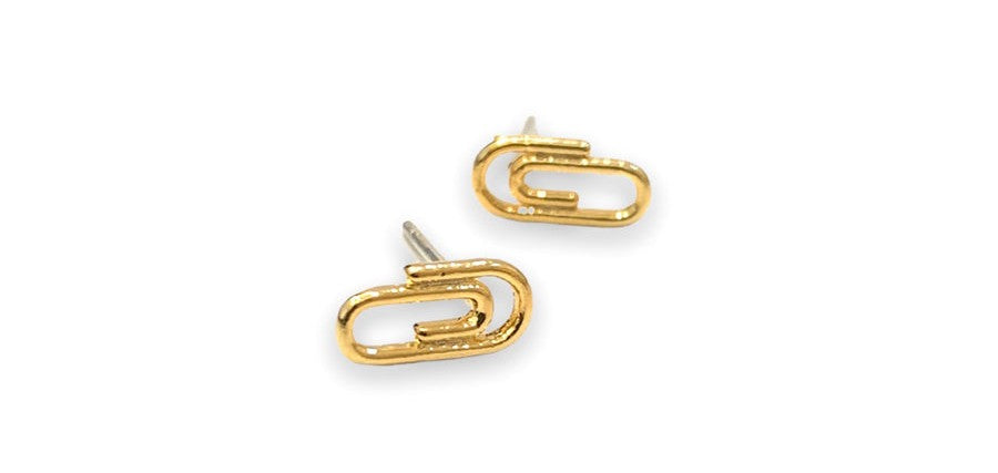 Paperclip earring